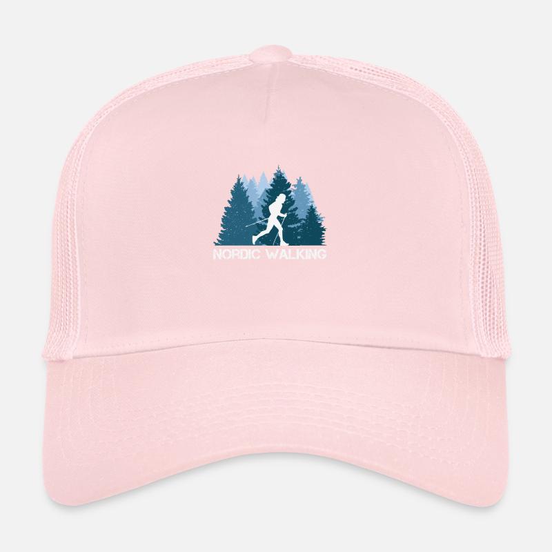 Nordic walking in beautiful nature Trucker Cap