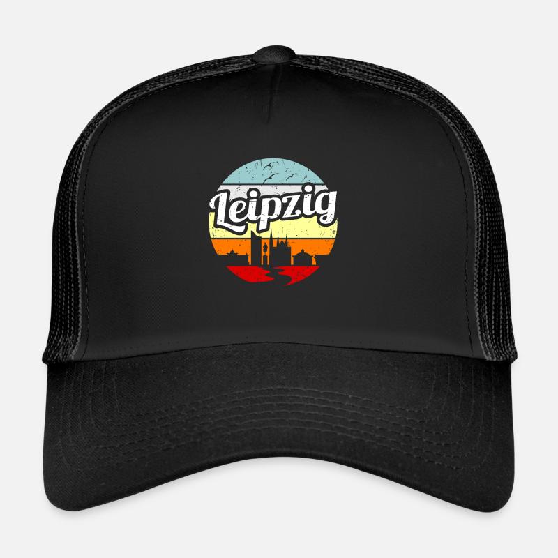 Leipzig - Trucker Cap - Schwarz/Schwarz