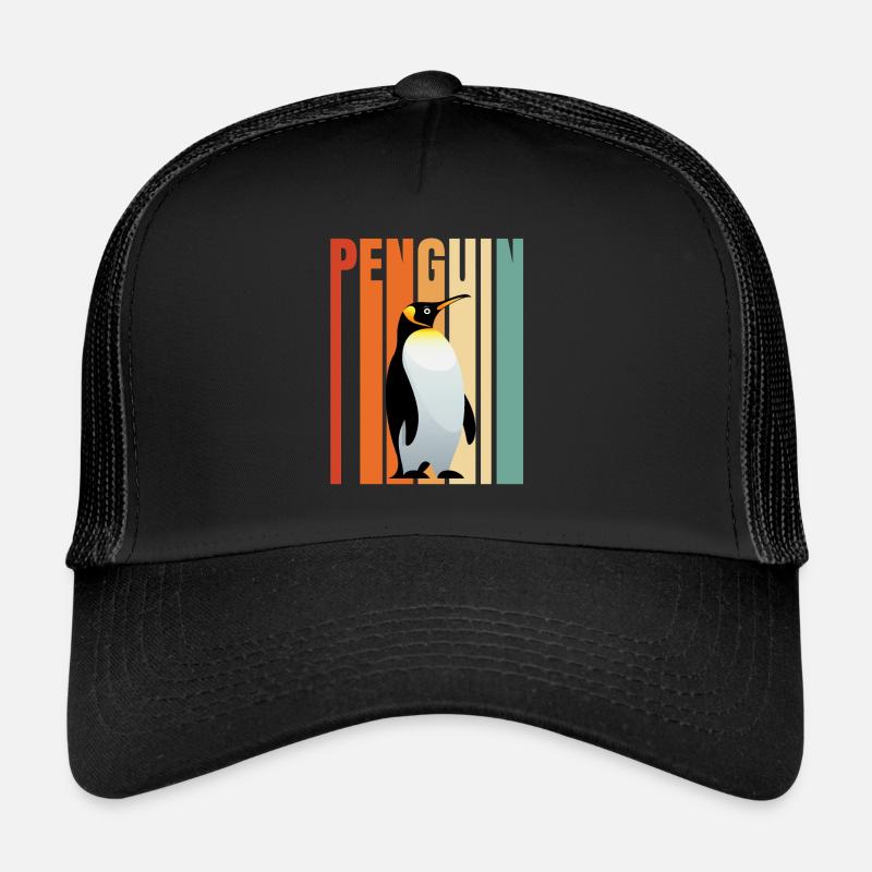 Pingouin - Casquette trucker  - noir/noir