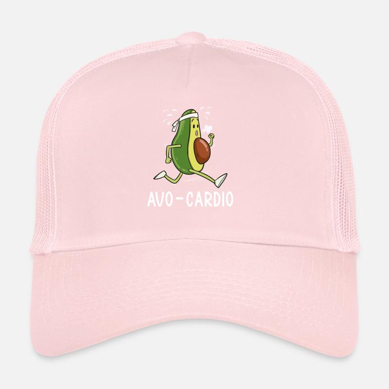 Avocado Running Funny Gift Trucker Cap