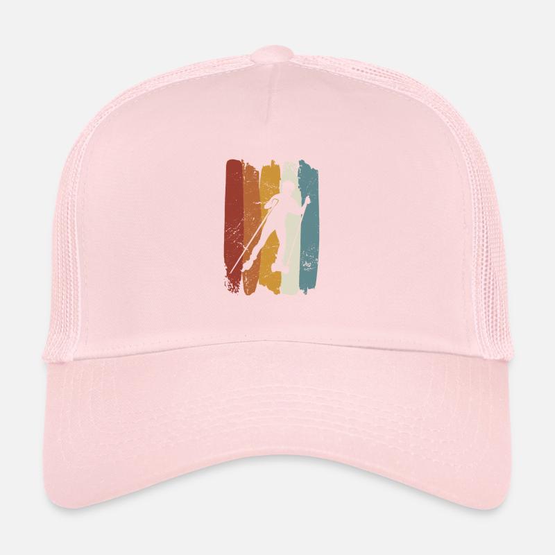 Retro vintage Nordic Skating Trucker Cap