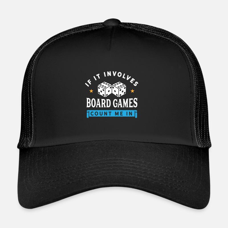 Funny Board Games Trucker Cap