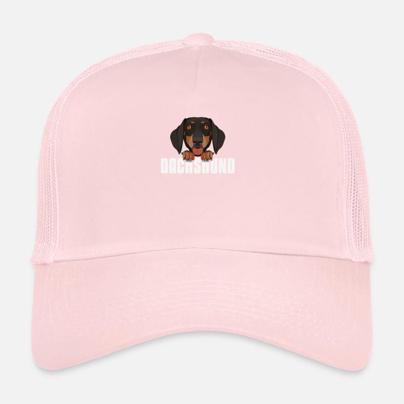 Teckel souriant Casquette trucker 