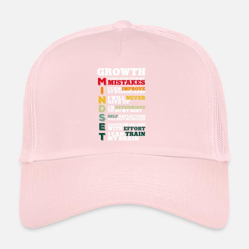 Mentalité de croissance des enseignants Casquette trucker 