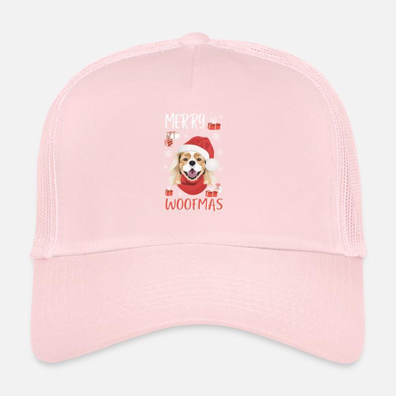 Cavalier King Charles Épagneul Noël Casquette trucker 