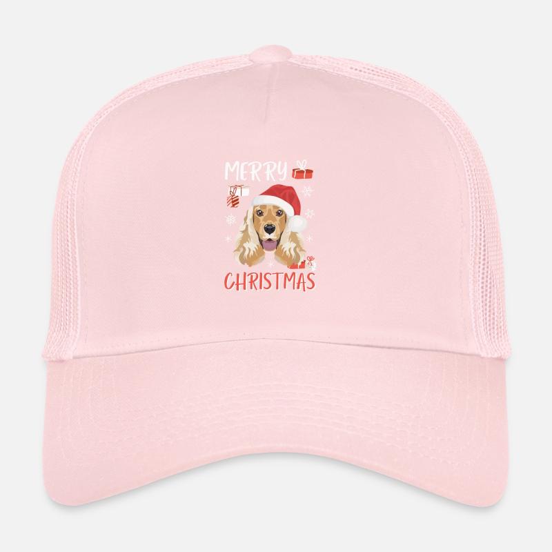 Deutsch Cocker Épagneul Noël Casquette trucker 