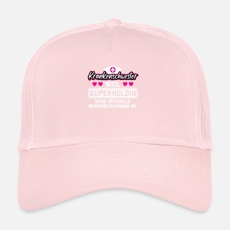 Krankenschwester Oberschwester Superheldin Trucker Cap