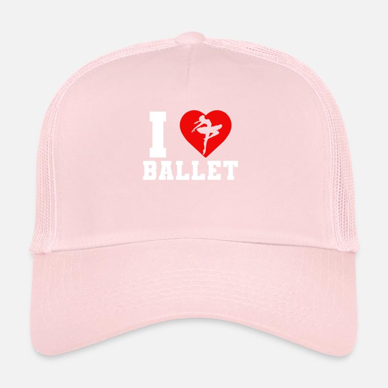 I Love Ballet Dance Trucker Cap