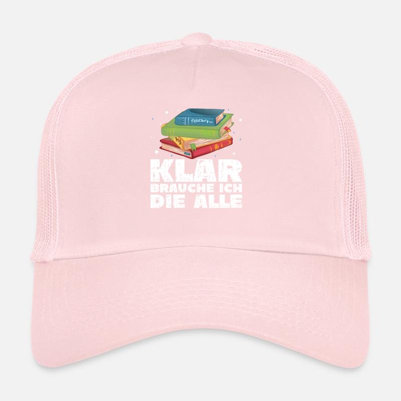 Bücher lesen Bücherwurm Trucker Cap