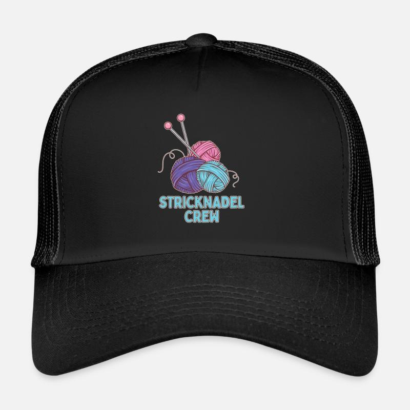 Stricken - Trucker Cap - Schwarz/Schwarz