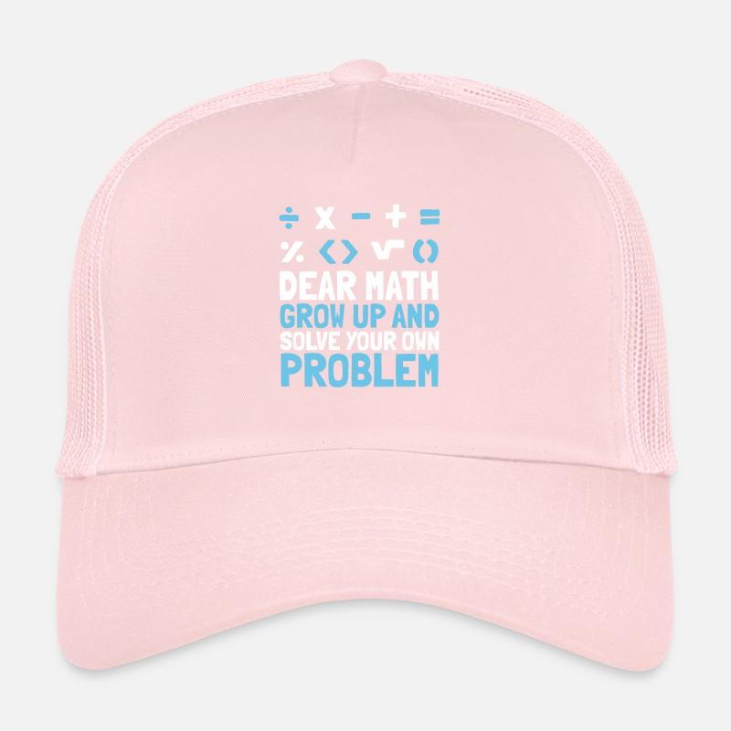 Professeur de mathématiques Mathématicien Professeur de mathématiques Mathématiques Casquette trucker 