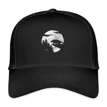 Honey badger - Trucker Cap - black/black - Front