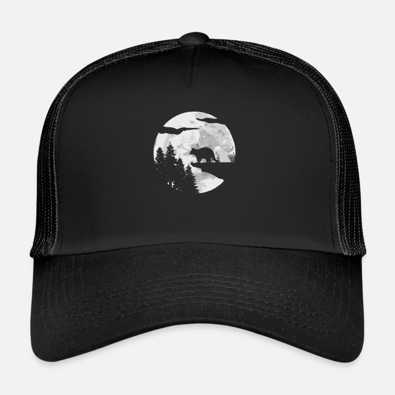 Waschbär - Trucker Cap - Schwarz/Schwarz