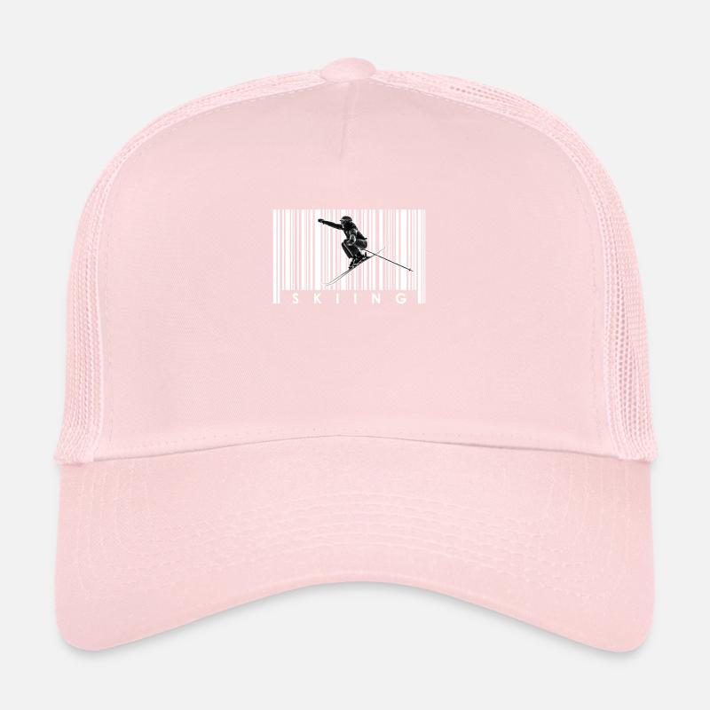 Ski Skiing Skis Trucker Cap
