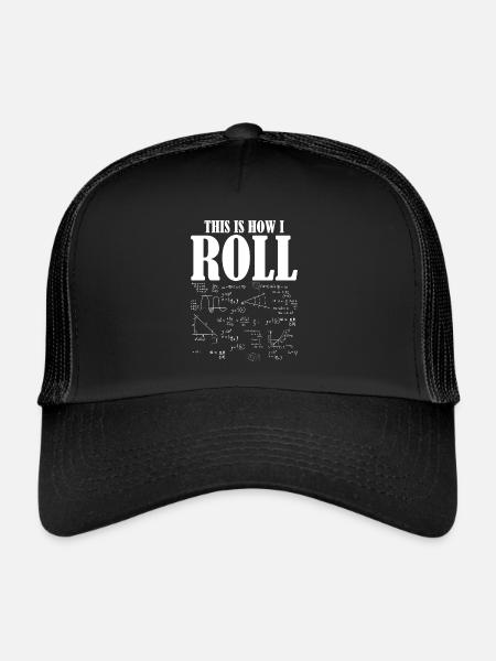 Physicien physicien - Casquette trucker  - noir/noir - Devant