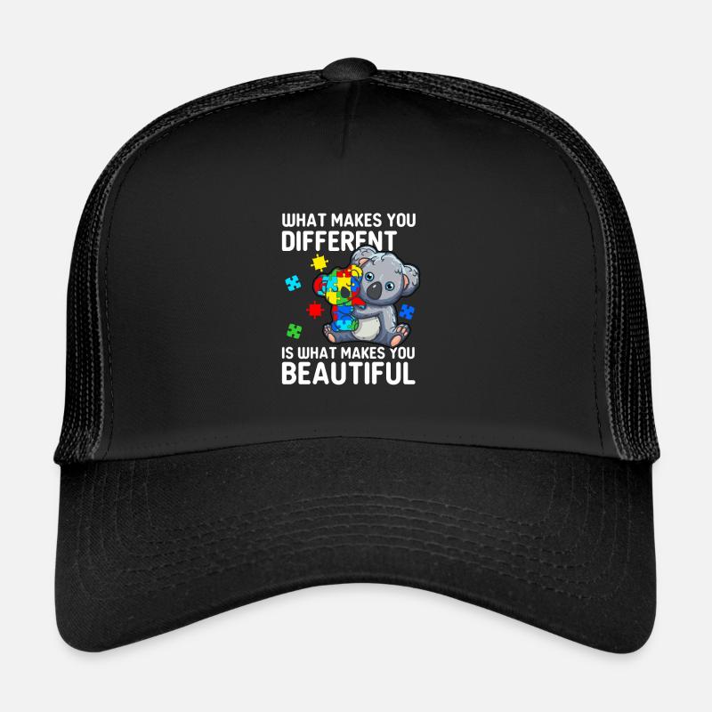 Be Different Autismus Mama Koala Autist Trucker Cap