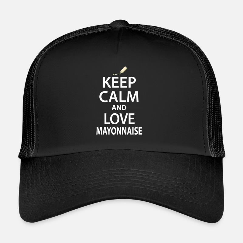 Love mayonnaise spice gift - Trucker Cap - black/black