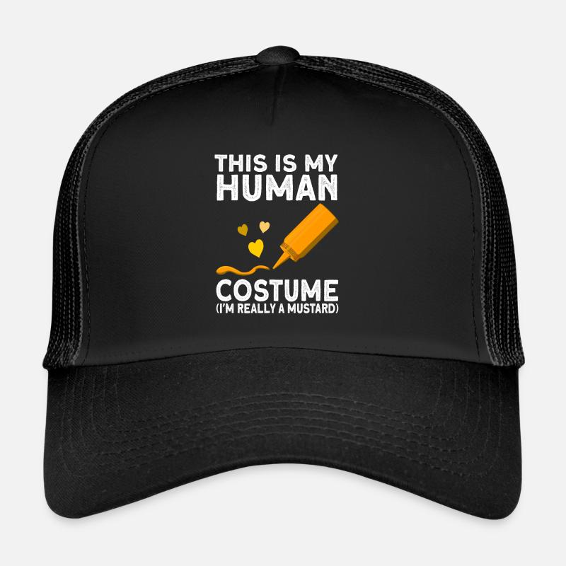Cadeau de costume de moutarde Casquette trucker 