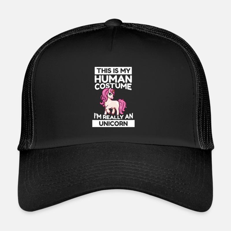 This Is My Human Costume I'm Really A Unicorn Trucker Cap