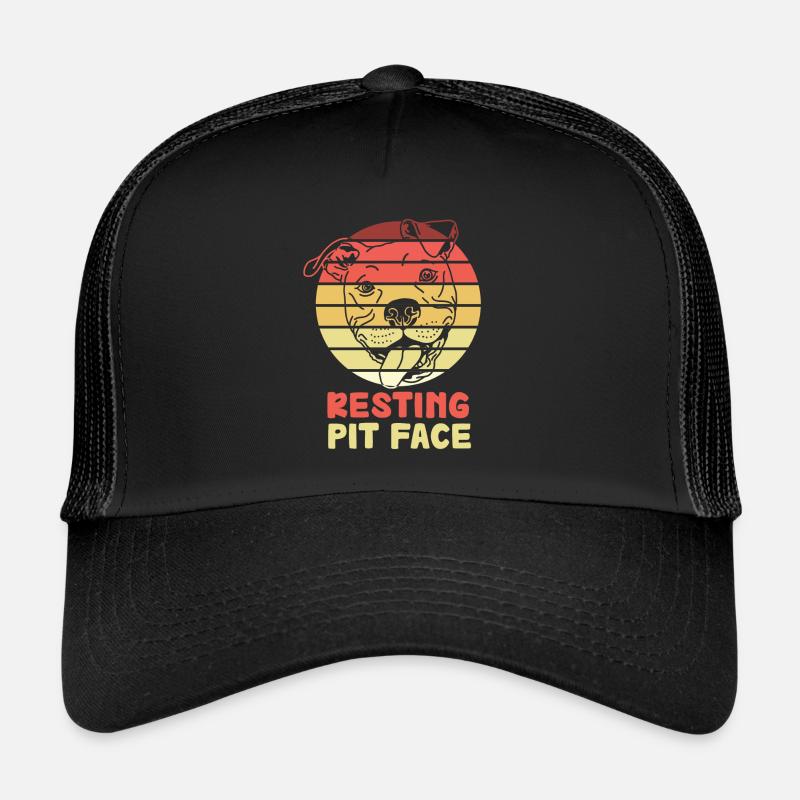 Funny Cute Resting Pit Trucker Cap