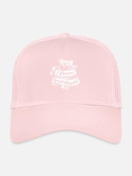 Trombone - Trucker Cap - pale pink - Front