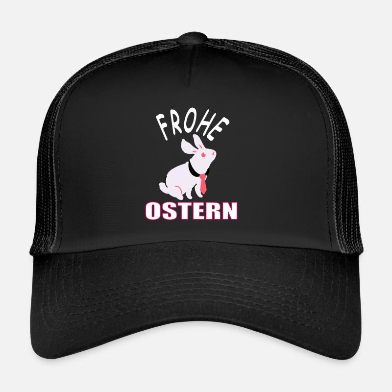 Frohe Ostern Osterhase Hase Karotten Geschenkidee Trucker Cap