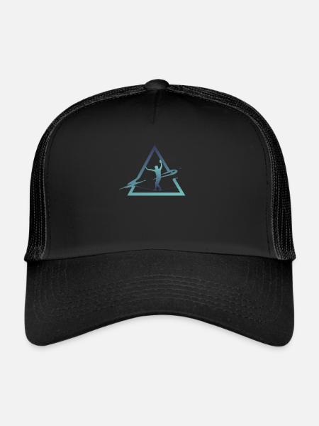 Slackline, Urban & Lifestyle - Trucker Cap - black/black - Front