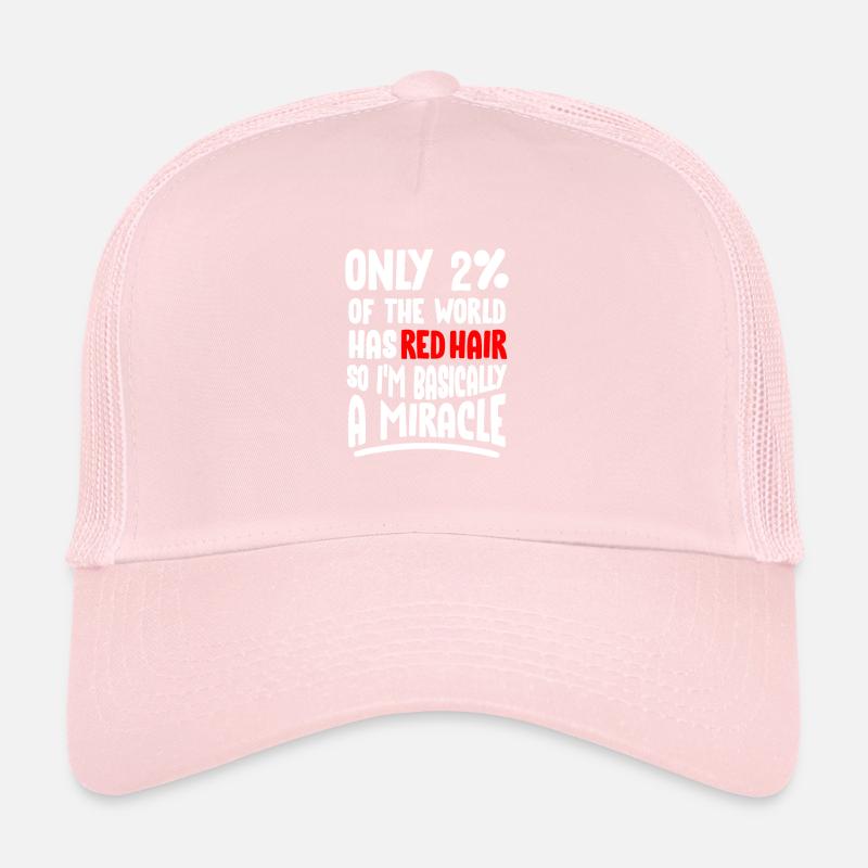 Roux Cheveux Roux Roux Gingembre Rousse Casquette trucker 