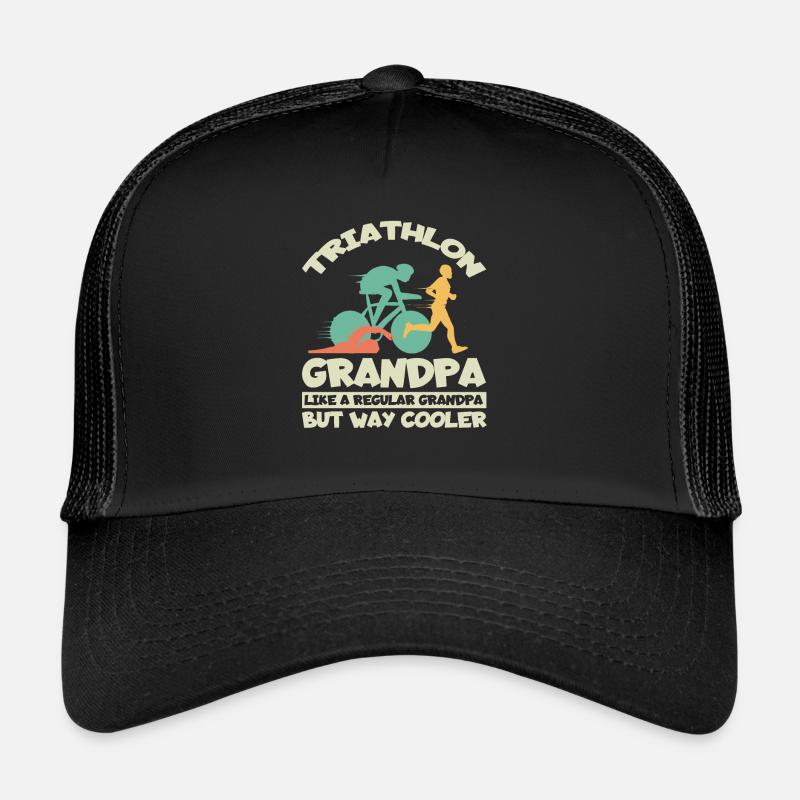Triathlon - Casquette trucker  - noir/noir