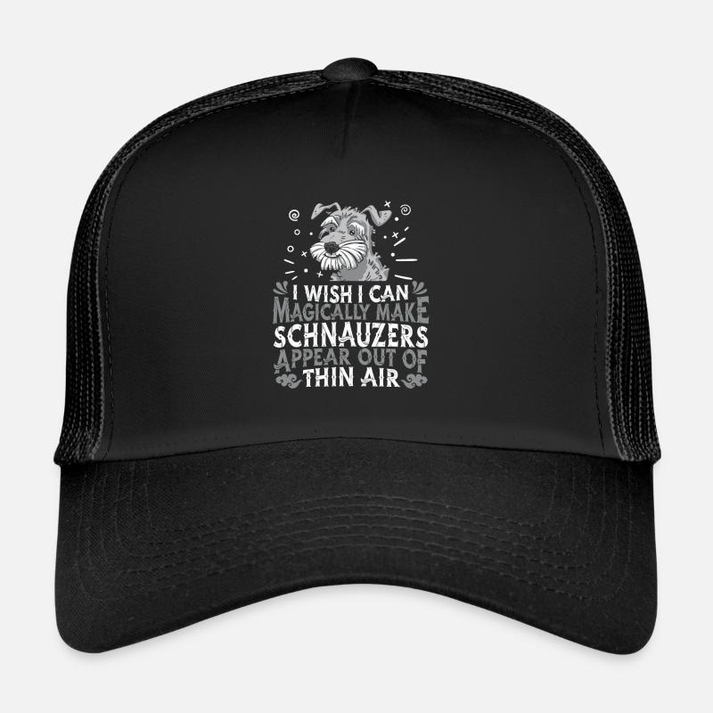 Schnauzer Dog Giant Schnauzer Trucker Cap