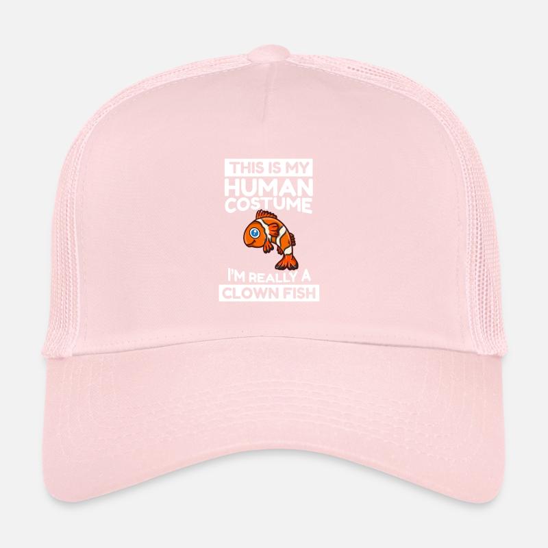 This Is My Human Costume I'm Really A Clown Fish Trucker Cap