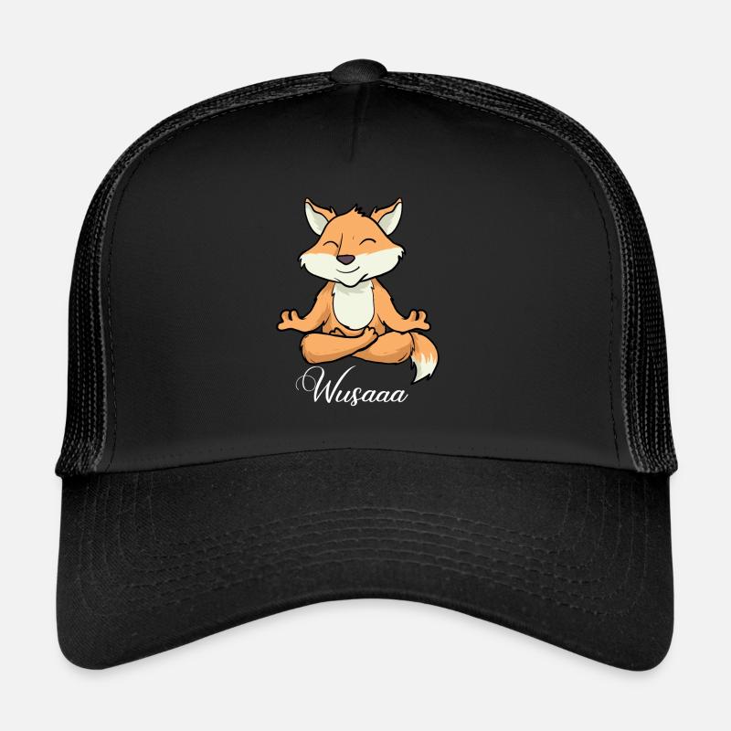Auszeit Durchatmen Wusaaa Fuchs Trucker Cap