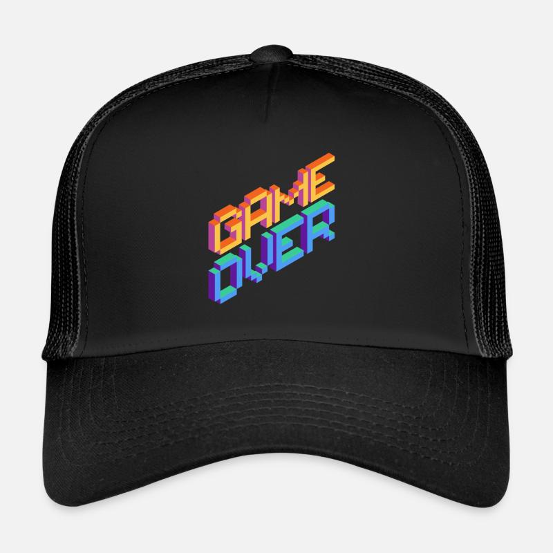Gamer Game Over Pc Game Cadeau de jeu informatique Casquette trucker 