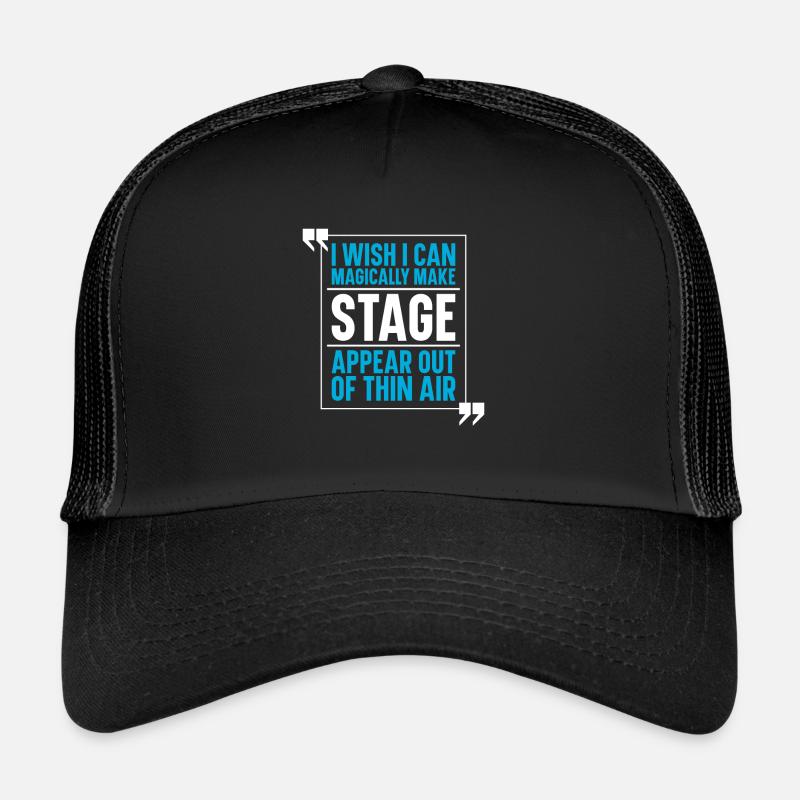 Theater - Trucker Cap - Schwarz/Schwarz