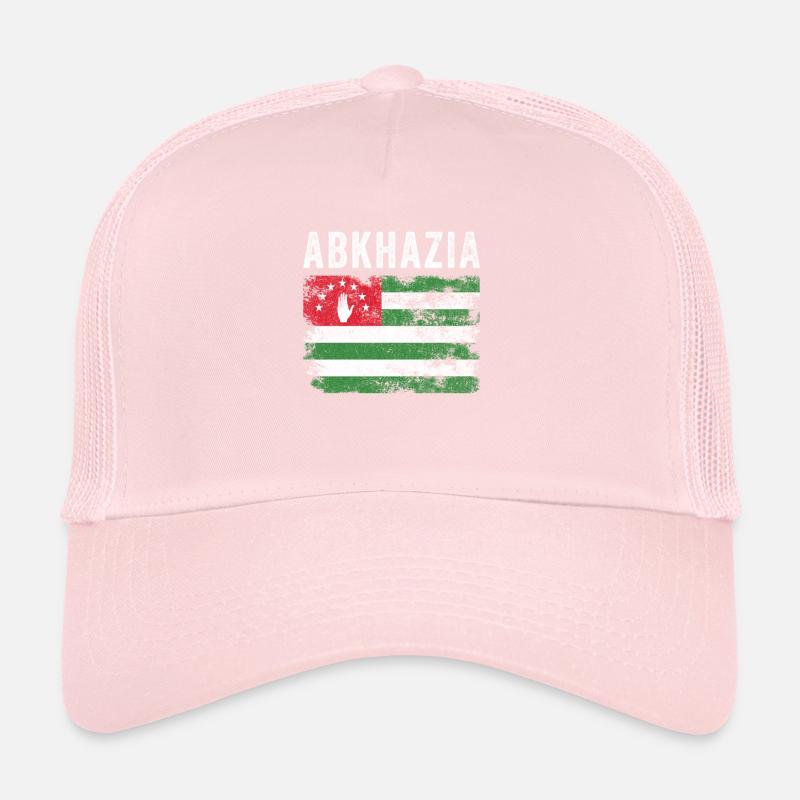 Drapeau de l’Abkhazie en détresse - Drapeau abkhaze Casquette trucker 
