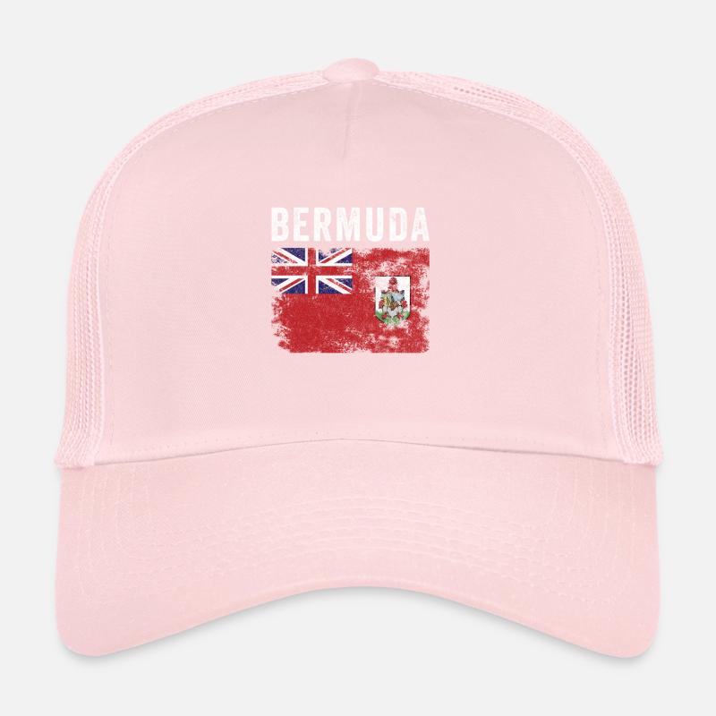 Bermuda Flag Distressed - Bermudian Flag Trucker Cap
