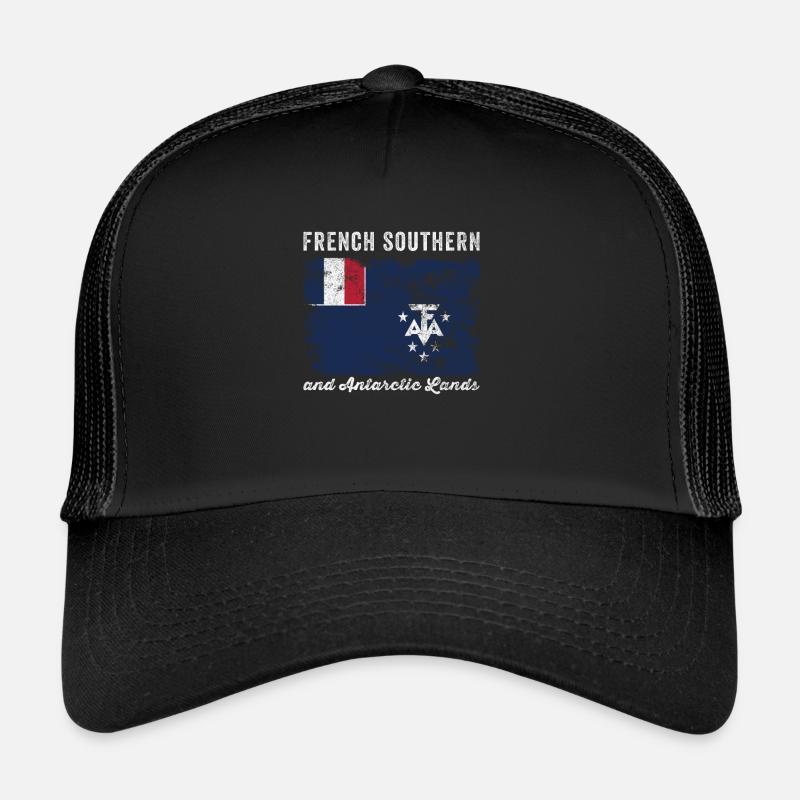 Français drapeau des terres australes et antarctiques Casquette trucker 