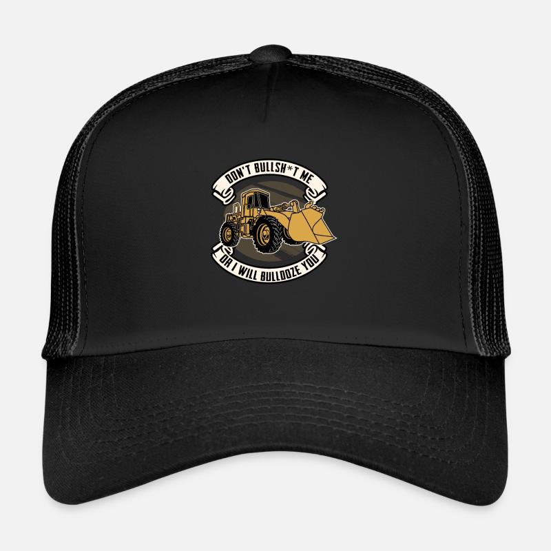 Bulldozer Planierraupe Trucker Cap