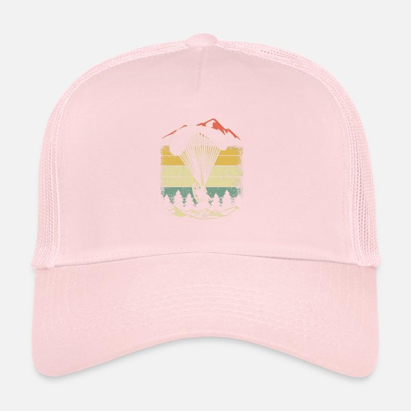 Retro Paragleieter Gleitschirm Fallschirm Trucker Cap