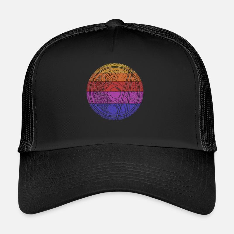 Ramen - Trucker Cap - Schwarz/Schwarz