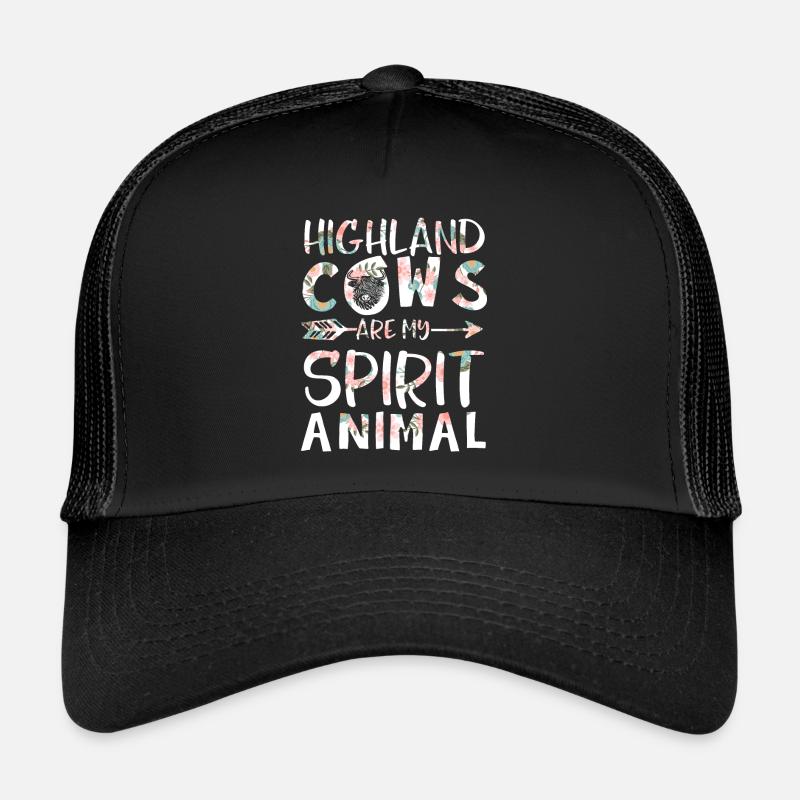 Scottish Highland Cattle Cow Trucker Cap