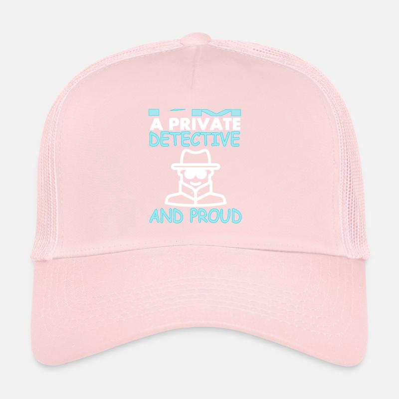 Ich bin stolzer Privatdetektiv Detektiv Geschenk Trucker Cap