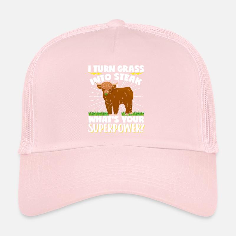 Scottish Highland Cattle Cow Trucker Cap
