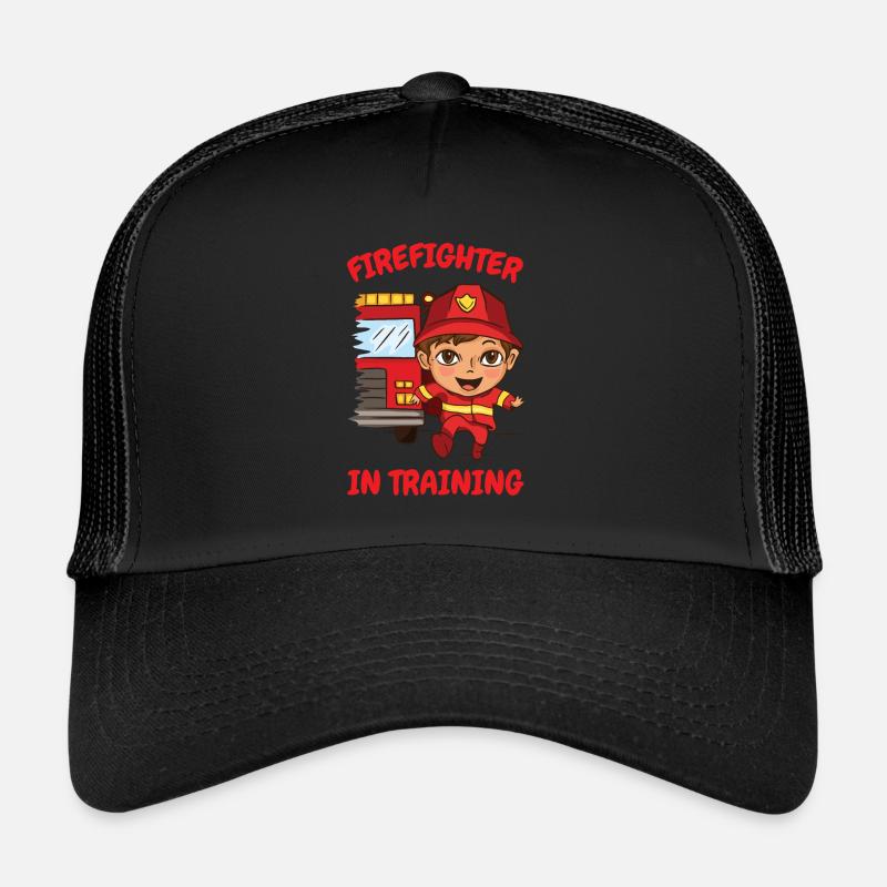 Pompier en formation pour les enfants Casquette trucker 