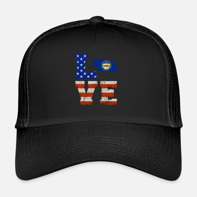 Liebes nebraska geschenk Trucker Cap