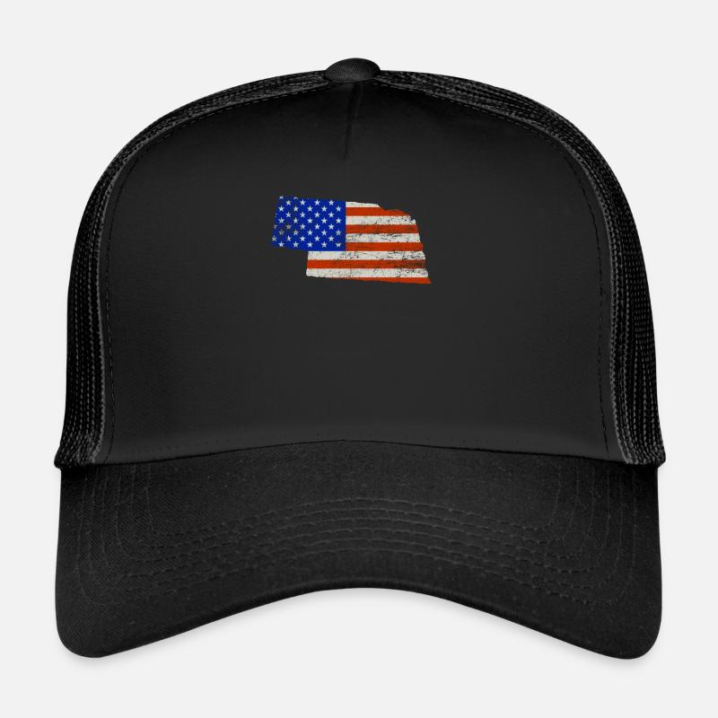 Nebraska Home Usa-flaggen-geschenk Trucker Cap