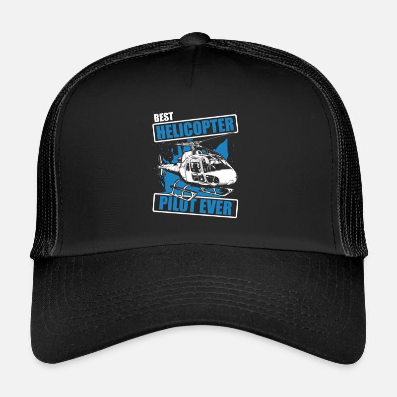 Helikopter Hubschrauber Pilot Heli Trucker Cap