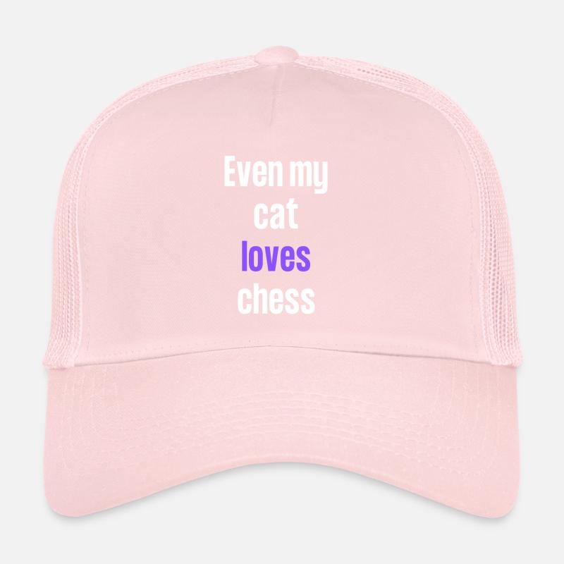Sogar meine Katze liebt Schach Trucker Cap