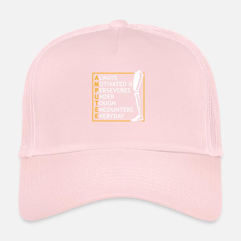 Behinderung Motivation Inspiration Amputation Trucker Cap
