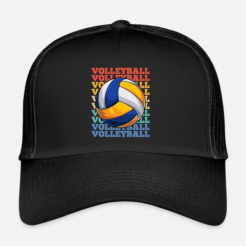 Volleyball coloré Casquette trucker 